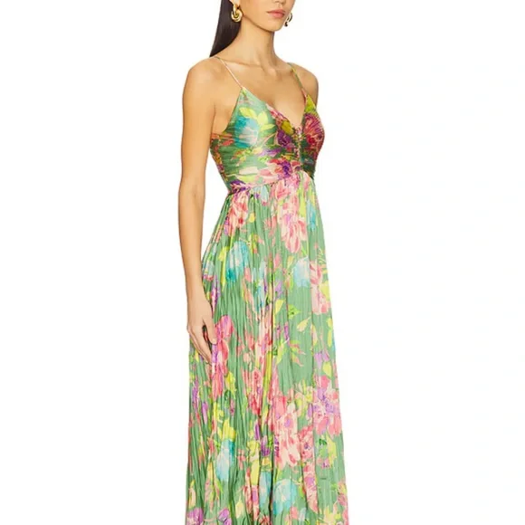 Astr Multicolor Floral Maxi Dress - Picture 2 of 14
